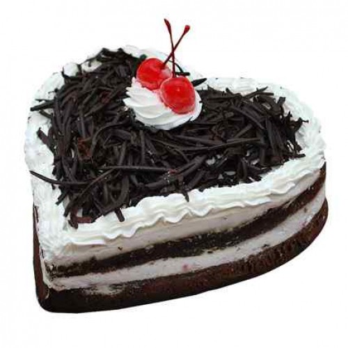 Black Forest Heart Cake Delivery in Ghaziabad