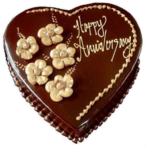 Chocolate Heart Cake Delivery in Ghaziabad