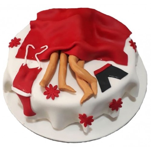 Honeymoon Themed Customized Cake Delivery in Ghaziabad