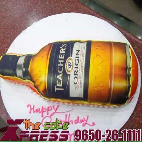 Teachers Scotch Whisky Cake Delivery in Ghaziabad