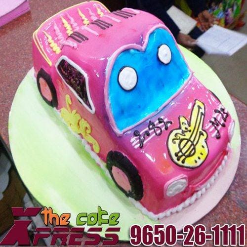 Musical Car Cake Delivery in Ghaziabad