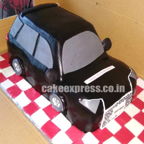 XUV Car Customized Fondant Cake Delivery in Ghaziabad