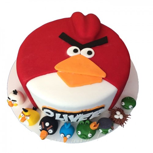 Cute Angry Bird Cake Delivery in Ghaziabad