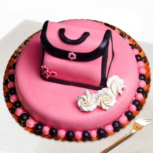 Ladies Purse Fondant Cake Delivery in Ghaziabad