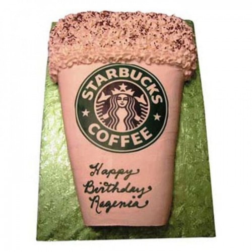 Starbucks Coffee Cup Fondant Cake Delivery in Ghaziabad