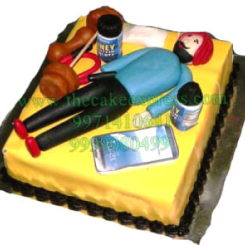 Bodybuilder Sardar Ji Fondant Cake