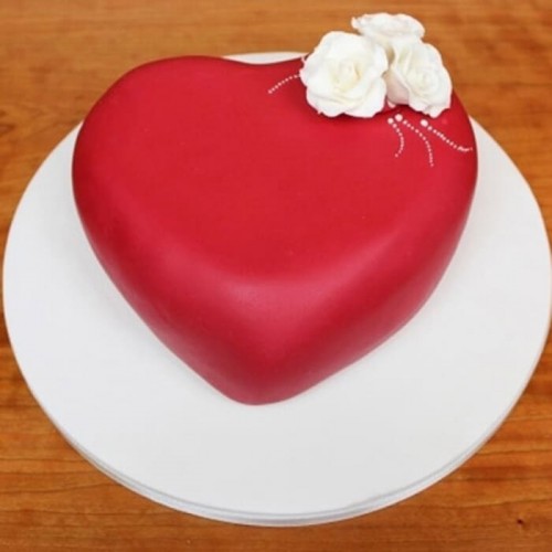 Blossoming Love Fondant Cake Delivery in Ghaziabad