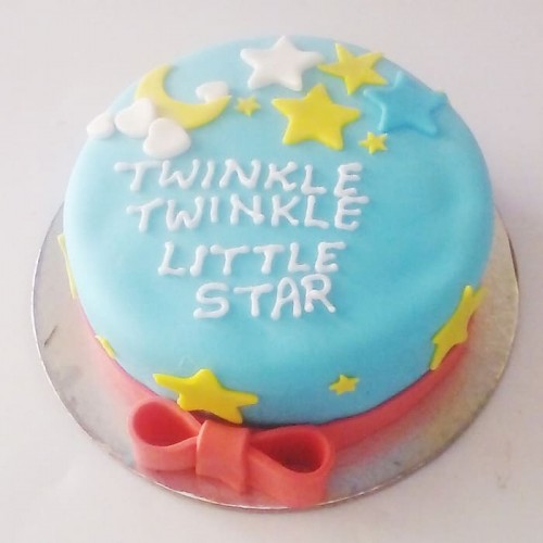 Baby Birthday Fondant Cake Delivery in Ghaziabad