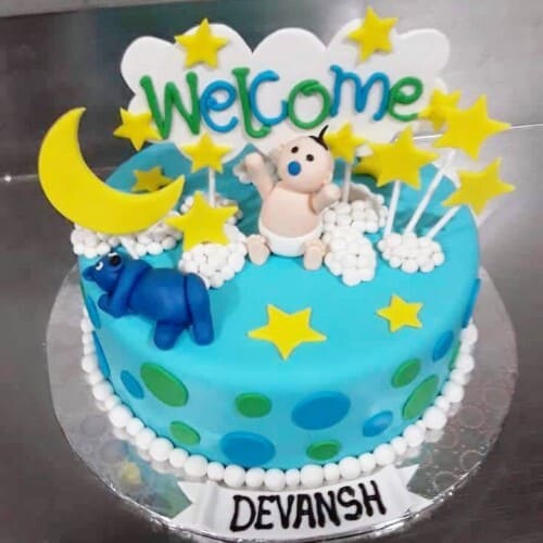 Baby Shower Customized Cake Delivery in Ghaziabad