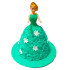 Barbie Doll Cake with Green Roses Dress