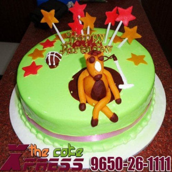 Kids Cartoon Fondant Cakes