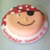 Noddy Face Fondant Cake