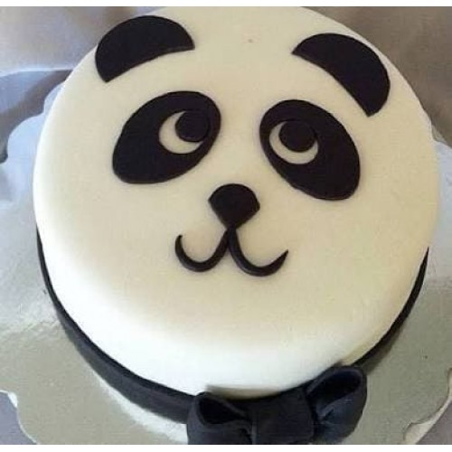 Panda Face Fondant Cake Delivery in Ghaziabad
