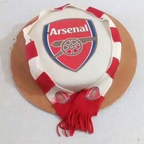 Arsenal Club Themed Cake Delivery in Ghaziabad