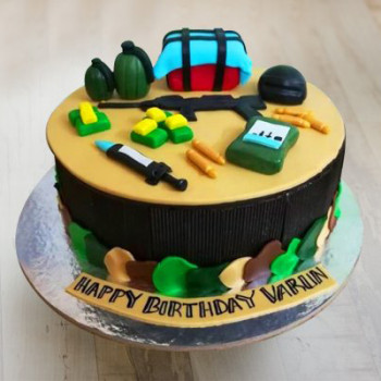 PUBG Mania Theme Cake