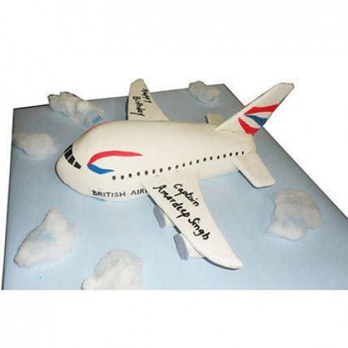 Airplane Fondant Cake Delivery in Ghaziabad