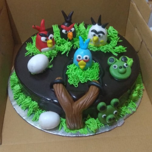 Angry Birds Designer Chocolate Cake Delivery in Ghaziabad