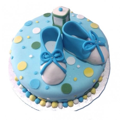 Baby Shower Fondant Cake Delivery in Ghaziabad