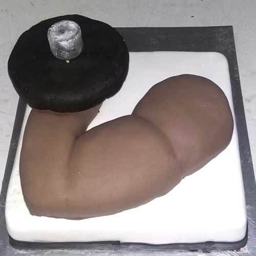 Bodybuilding Themed Fondant Cake Delivery in Ghaziabad