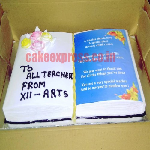 Book Shape Cake Delivery in Ghaziabad