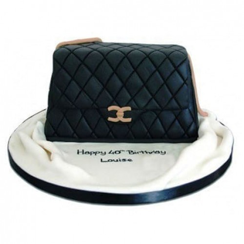 Chanel Fondant Handbag Cake Delivery in Ghaziabad