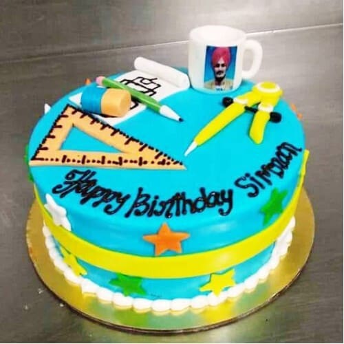 Engineer Themed Fondant Cake Delivery in Ghaziabad