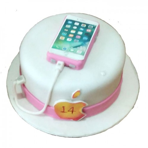 iPhone Themed Fondant Cake Delivery in Ghaziabad