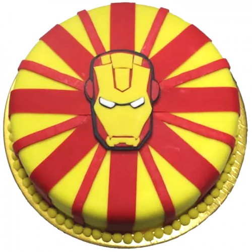 Iron Man Theme Customized Cake Delivery in Ghaziabad