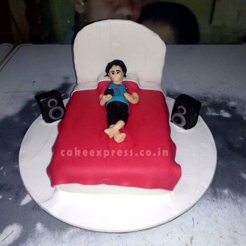 Music Lover Fondant Cake Delivery in Ghaziabad
