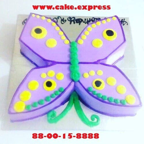 Purple Butterfly Cake Delivery in Ghaziabad