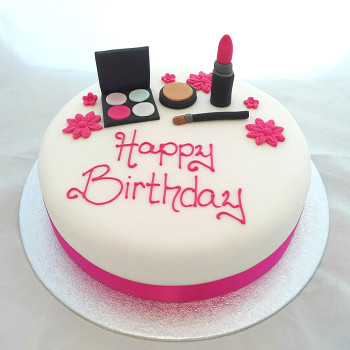 Makeup Fondant Cake
