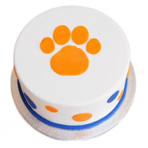Clemson Theme Fondant Cake Delivery in Ghaziabad
