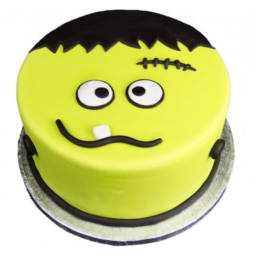 Frankenstein Cartoon Face Fondant Cake Delivery in Ghaziabad