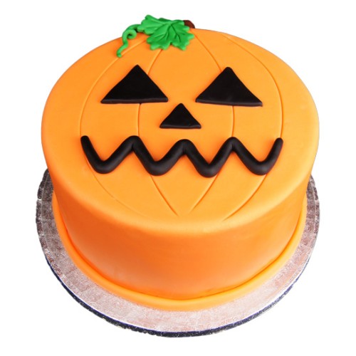 Halloween Pumpkin Fondant Cake Delivery in Ghaziabad