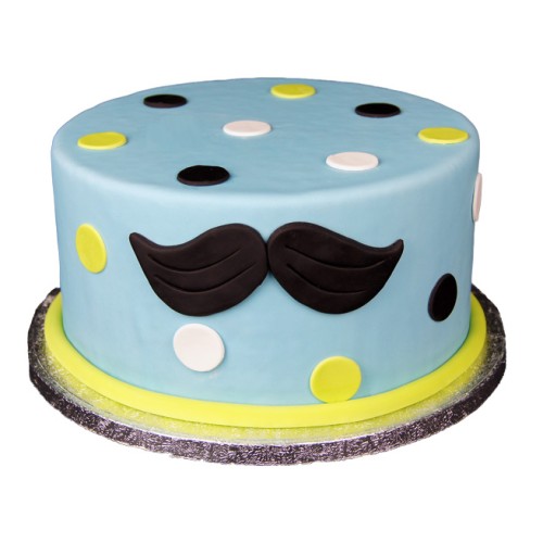 Mustache Theme Cake Delivery in Ghaziabad