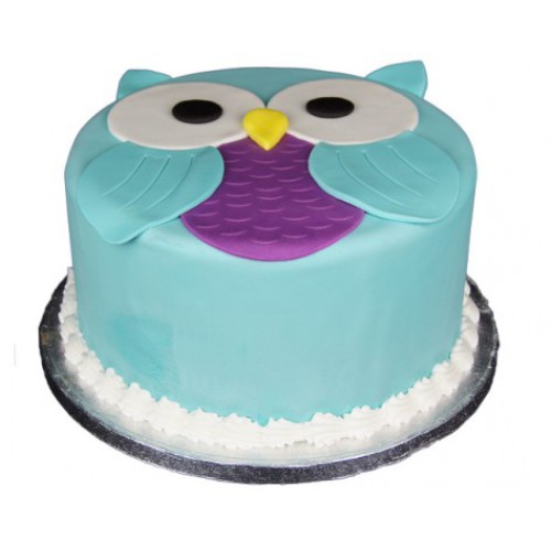 Owl Fondant Cake Delivery in Ghaziabad Owl Fondant Cake Delivery in Ghaziabad