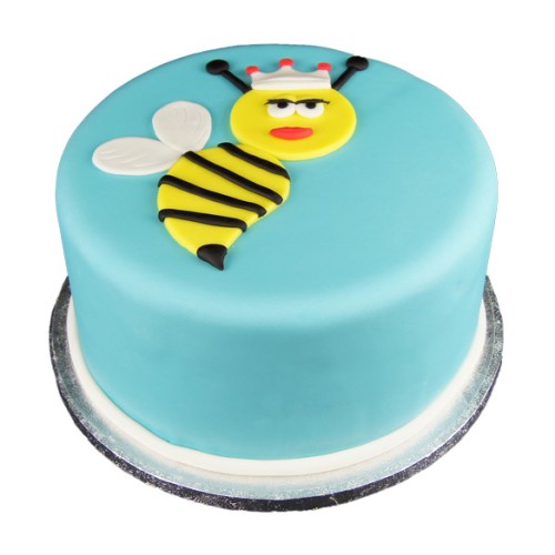 Queen Bee Theme Fondant Cake Delivery in Ghaziabad