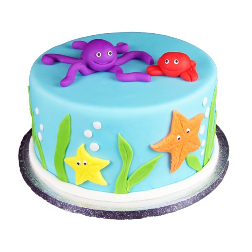 Under The Sea Theme Cake Delivery in Ghaziabad
