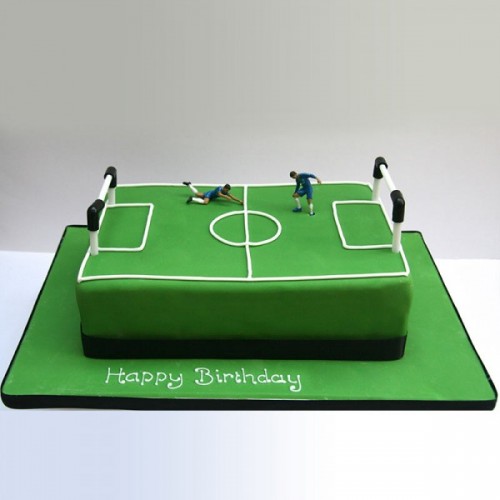 Football Ground Fondant Cake Delivery in Ghaziabad
