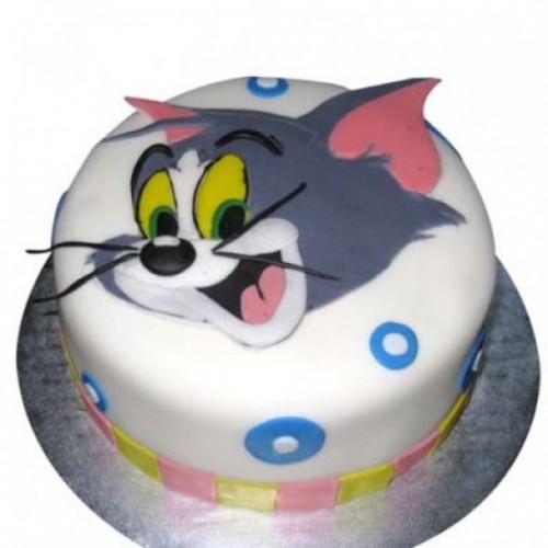 Tom Cat Theme Fondant Cake Delivery in Ghaziabad
