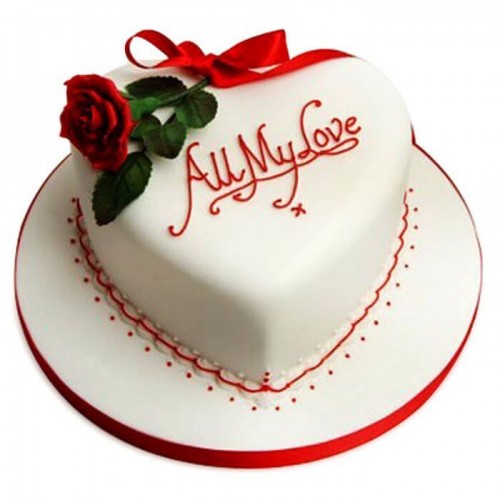 All My Love Fondant Cake Delivery in Ghaziabad