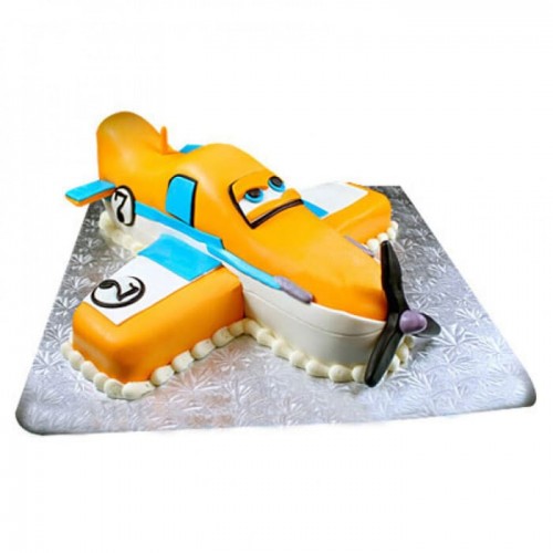 Animated Airplane Fondant Cake Delivery in Ghaziabad
