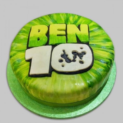Ben 10 Theme Fondant Cake Delivery in Ghaziabad