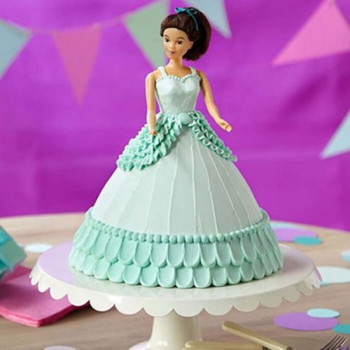 Blue Barbie Cake Delivery in Ghaziabad
