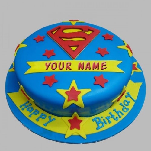 Delicious Superman Fondant Cake Delivery in Ghaziabad