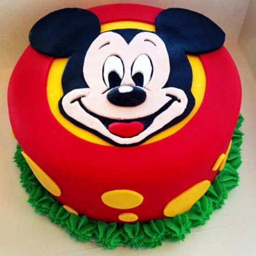 Fabulous Mickey Mouse Fondant Cake Delivery in Ghaziabad