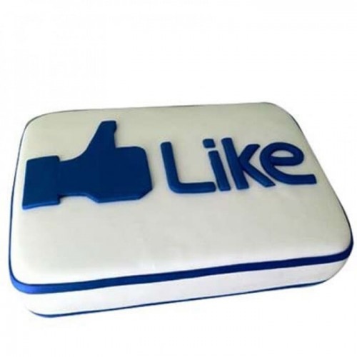 Facebook Customized Fondant Cake Delivery in Ghaziabad