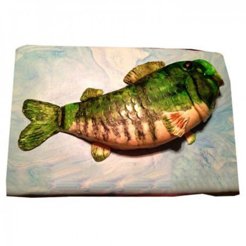 Fish Shape Fondant Cake Delivery in Ghaziabad