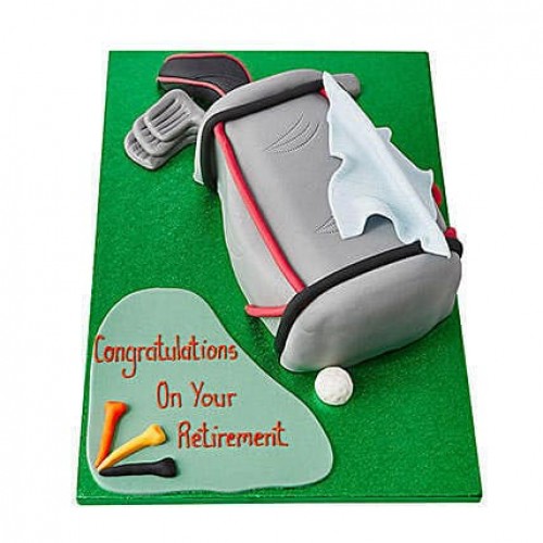 Golf Bag Fondant Cake Delivery in Ghaziabad