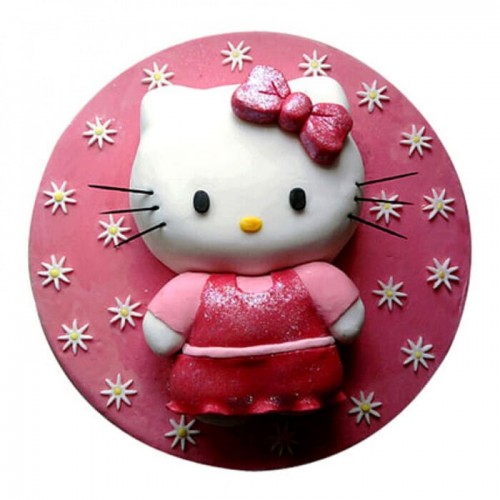 Hello Kitty Fondant Cake Delivery in Ghaziabad
